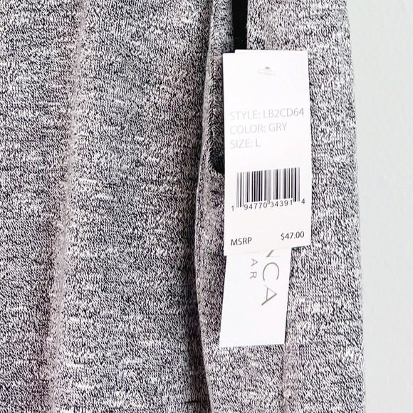 NWT La Blanca Knit Pull On Swim Shorts in Grey - Picture 5 of 5